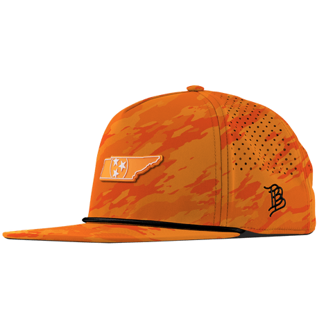 University of Tennessee "Tennessee Orange"  Flat 5 Panel Rope Blaze Orange Camo