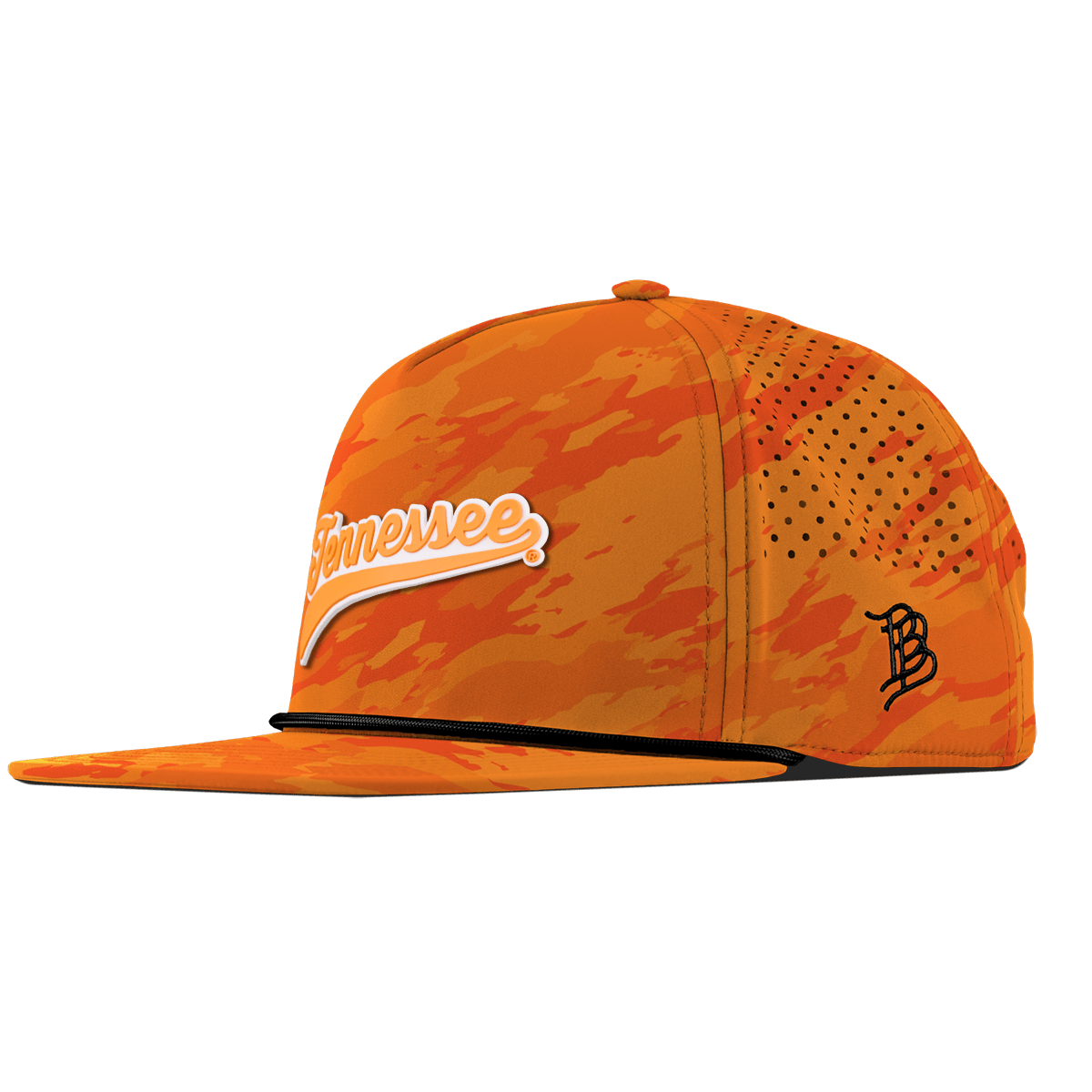 University of Tennessee "Tennessee Script" Flat 5 Panel Rope Blaze Orange Camo