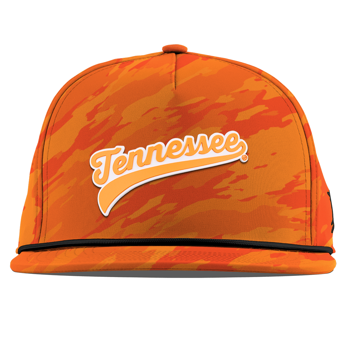 University of Tennessee "Tennessee Script" Flat 5 Panel Rope Blaze Orange Camo
