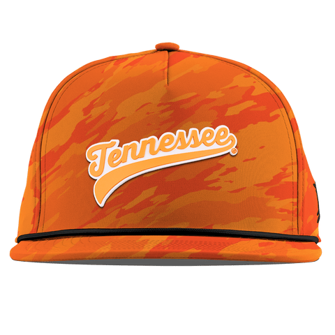University of Tennessee "Tennessee Script" Flat 5 Panel Rope Blaze Orange Camo