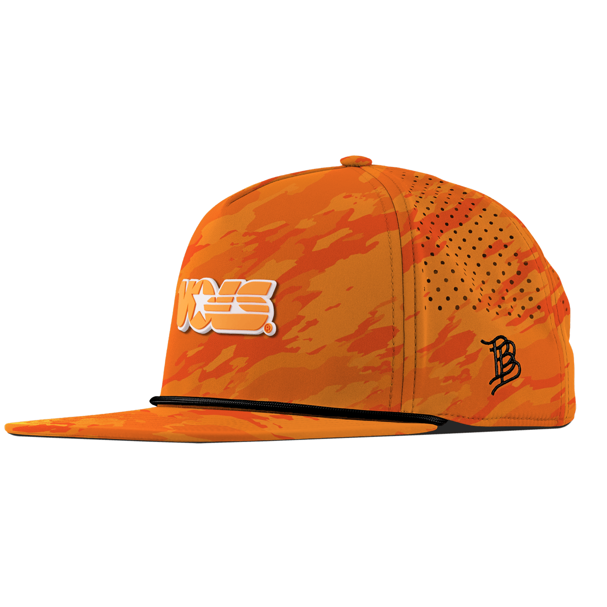 University of Tennessee "Tennessee Vols Block"  Flat 5 Panel Rope Blaze Orange
