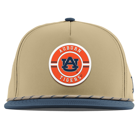 Auburn University "Auburn Seal" Flat 5 Panel Rope Desert/Orion