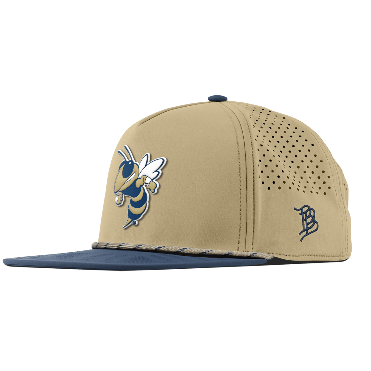 Georgia Tech "Buzz Buzz" Flat 5 Panel Rope Desert/Orion