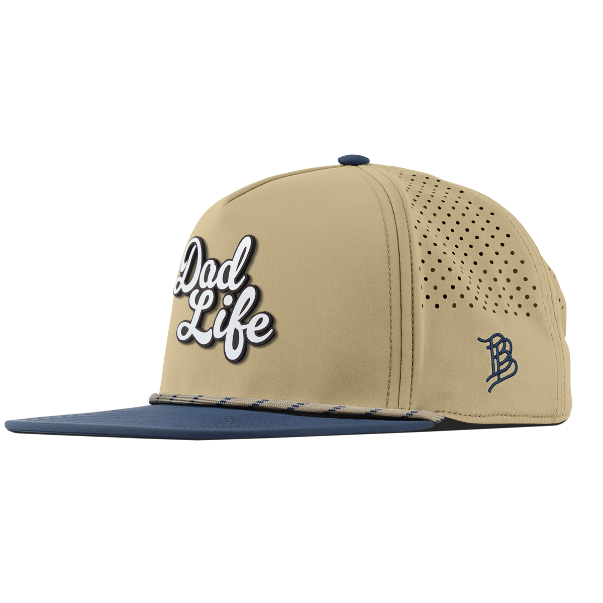 Dad Life Script Flat 5 Panel Rope Desert/Orion