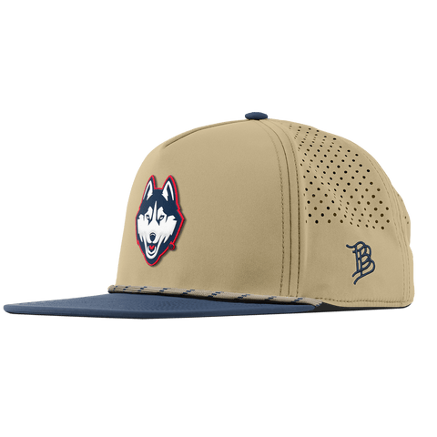 University of Connecticut "Huskies Mascot" Flat 5 Panel Rope Desert/Orion