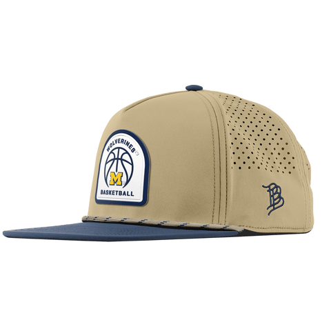 University of Michigan "Michigan Basketball" Flat 5 Panel Rope Desert/Orion