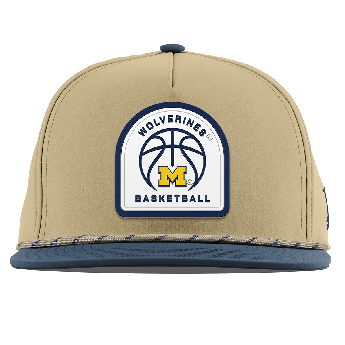 University of Michigan "Michigan Basketball" Flat 5 Panel Rope Desert/Orion