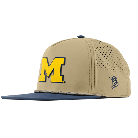 University of Michigan "Michigan Block" Flat 5 Panel Rope Desert/Orion