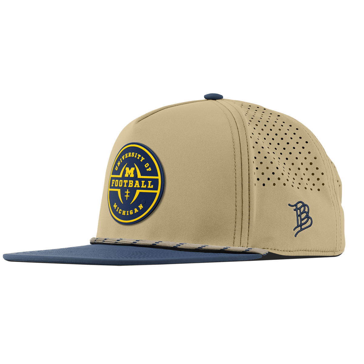 University of Michigan "Michigan Football Legacy" Flat 5 Panel Rope Desert/Orion