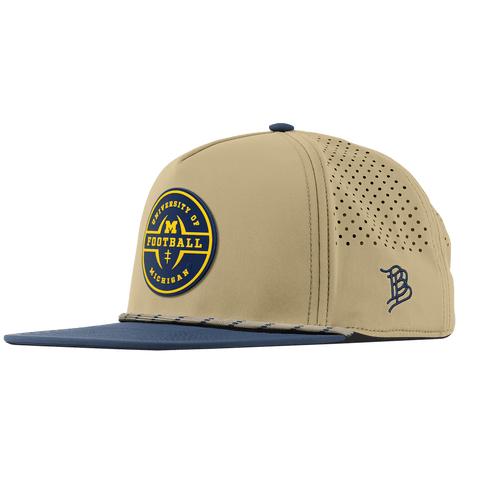 University of Michigan "Michigan Football Legacy" Flat 5 Panel Rope Desert/Orion
