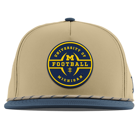 University of Michigan "Michigan Football Legacy" Flat 5 Panel Rope Desert/Orion