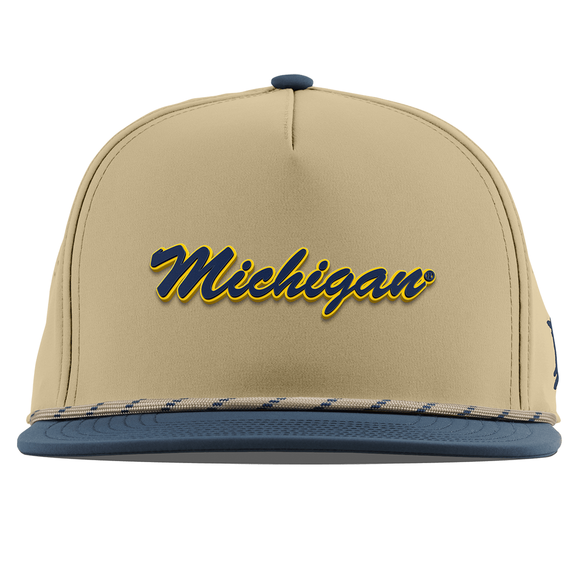 University of Michigan "Michigan Script" Flat 5 Panel Rope Desert/Orion