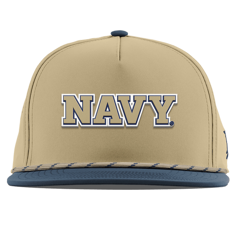 United States Naval Academy "Naval Academy Block" Flat 5 Panel Rope Desert/Orion
