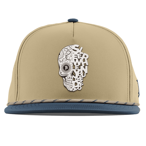 Sleep When You're Dead Skull Flat 5 Panel Rope Desert/Orion