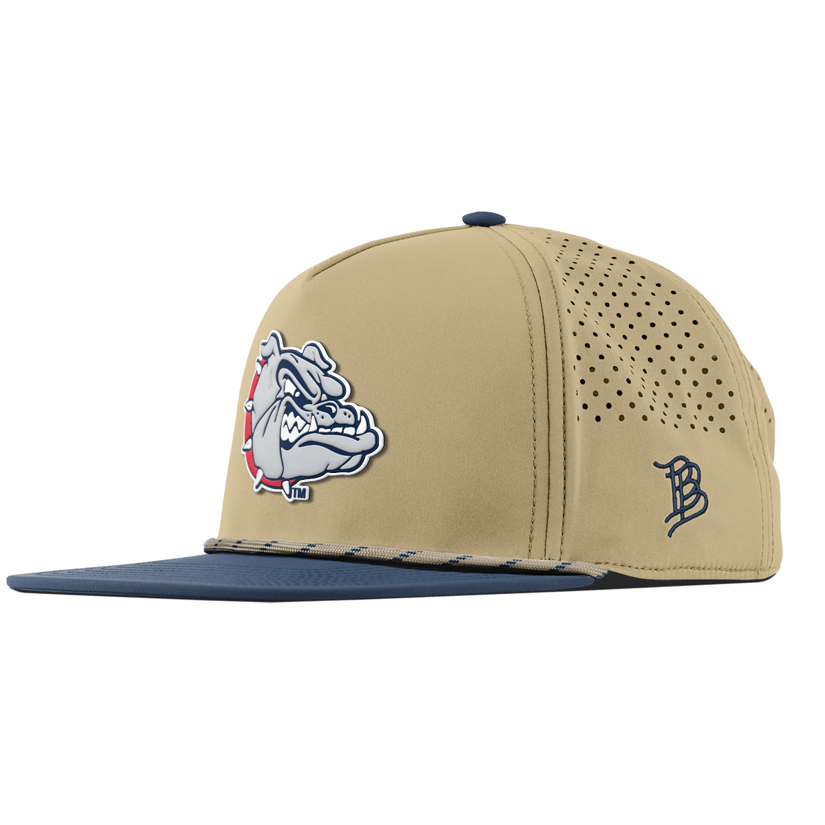 Gonzaga University "Spike The Bulldog" Flat 5 Panel Rope Desert/Orion