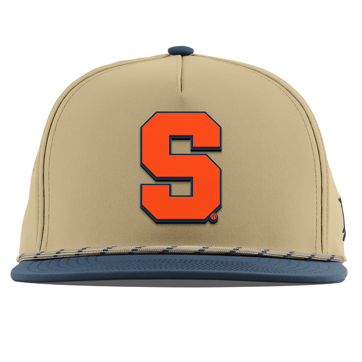 Syracuse University "Syracuse Orange Block" Flat 5 Panel Rope Desert/Orion