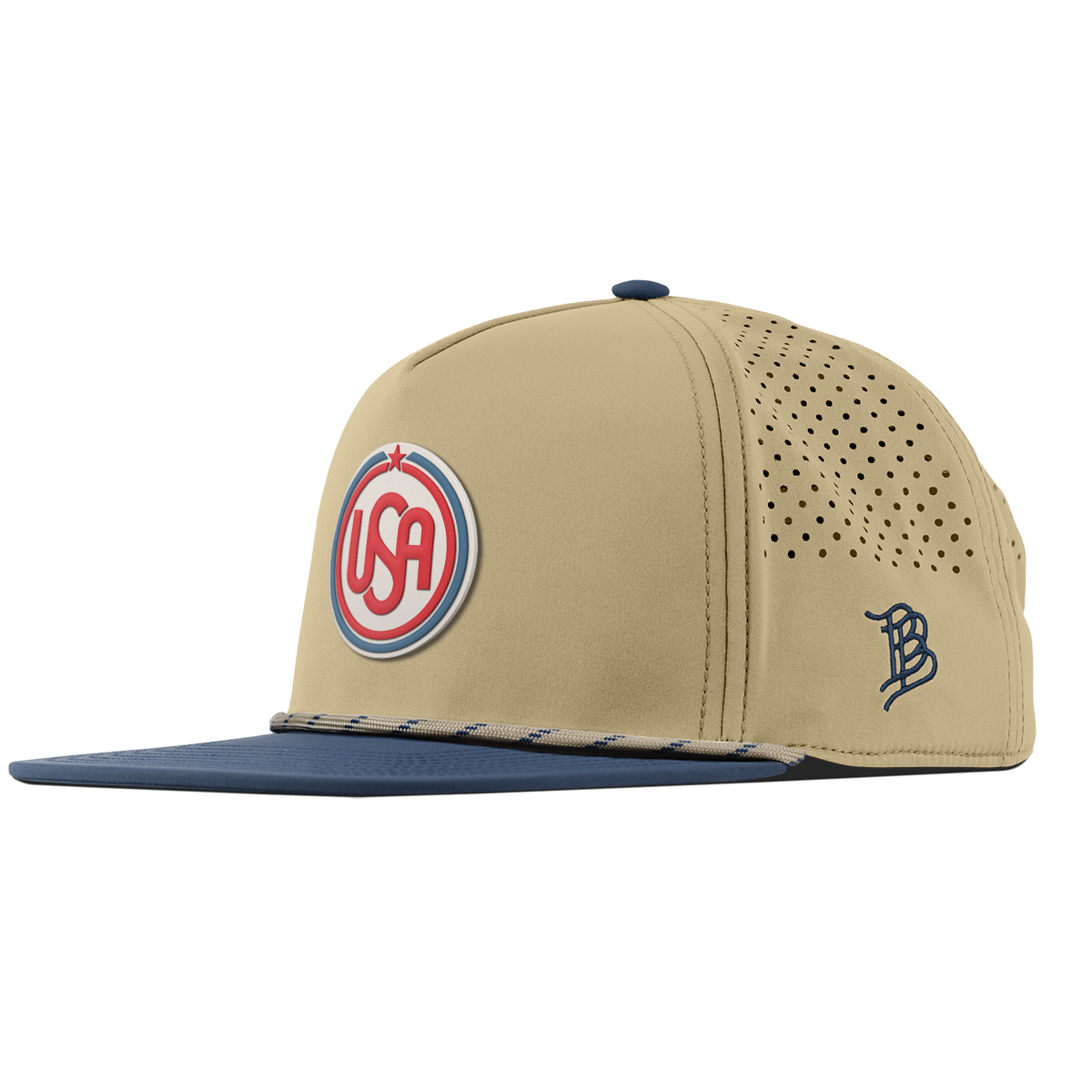 USA Icon Flat 5 Panel Rope Back Desert/Orion