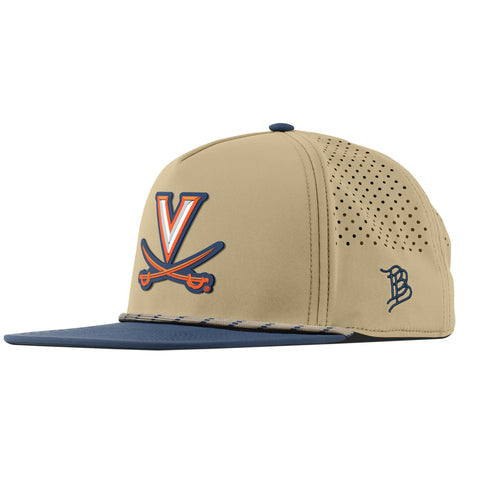 University of Virginia "Virginia Team Logo" Flat 5 Panel Rope Desert/Orion