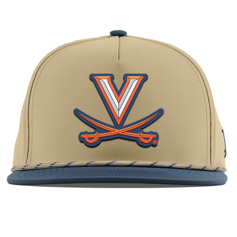 University of Virginia "Virginia Team Logo" Flat 5 Panel Rope Desert/Orion
