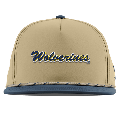 University of Michigan "Wolverines Script" Flat 5 Panel Rope Desert/Orion