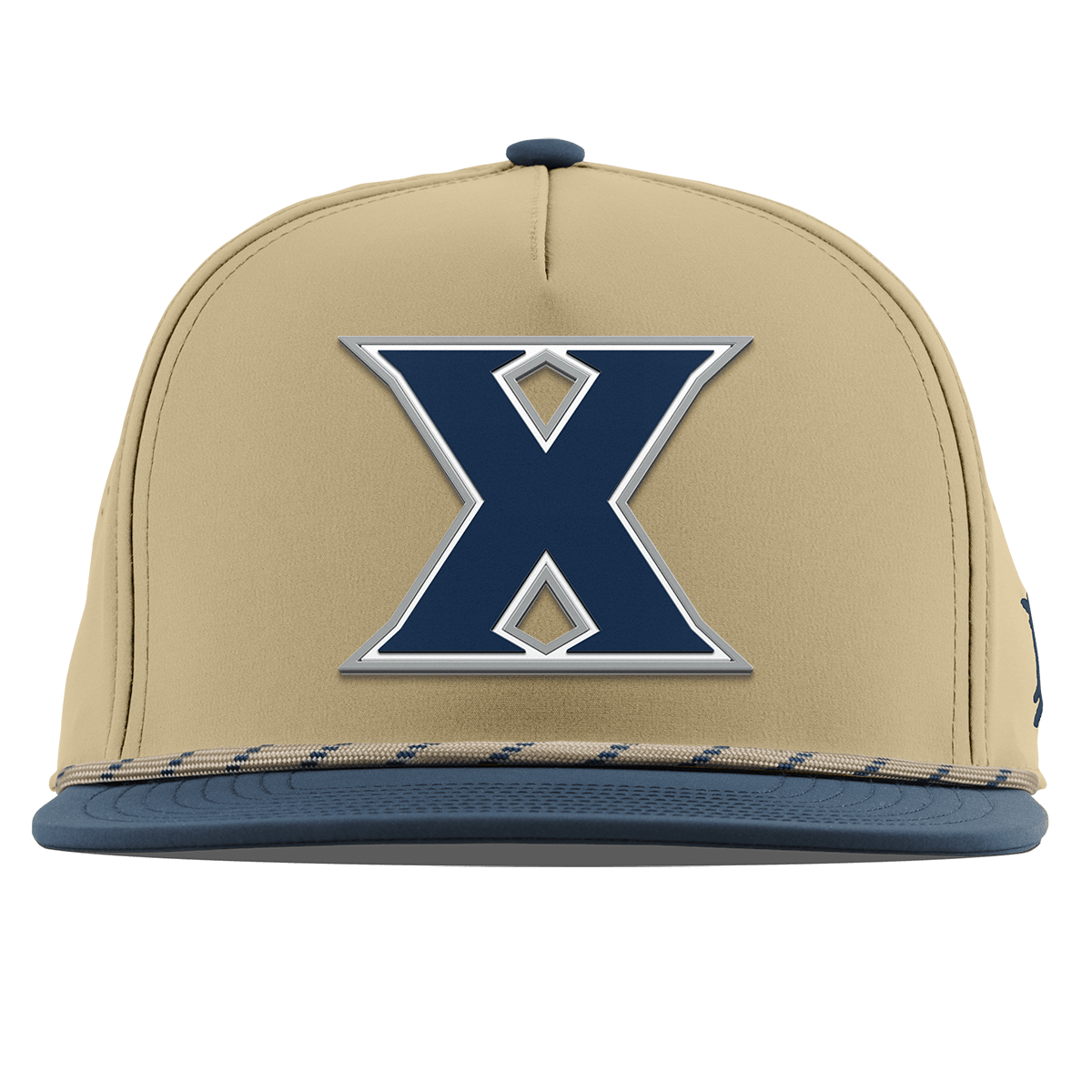 Xavier University "Xavier Block" Flat 5 Panel Rope Desert/Orion