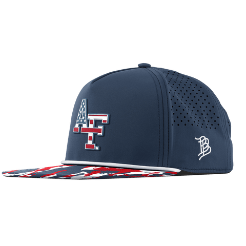 Air Force Academy "Air Force Stars & Stripes" Flat 5 Panel Rope Orion/USA Camo + White Rope