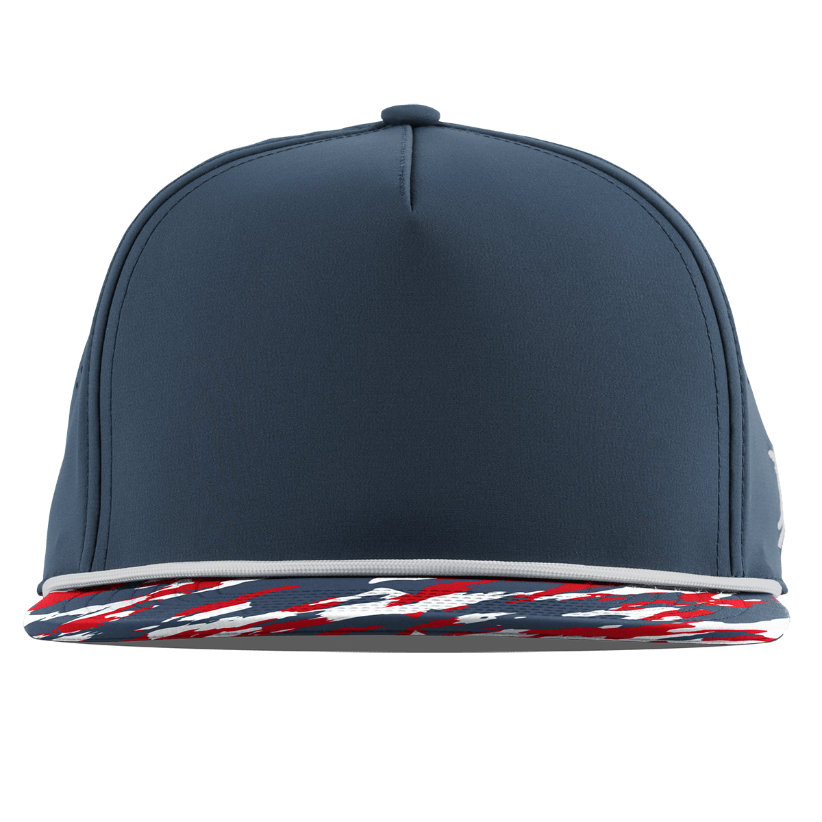 Bare Flat 5 Panel Rope Orion/USA Camo + White Rope