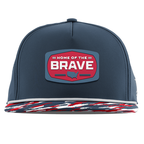 Home of the Brave Flat 5 Panel Rope Orion/USA Camo + White Rope