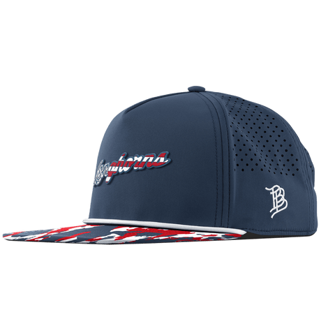 University of Texas "Longhorns Stars & Stripes" Flat 5 Panel Rope Orion/USA Camo + White Rope