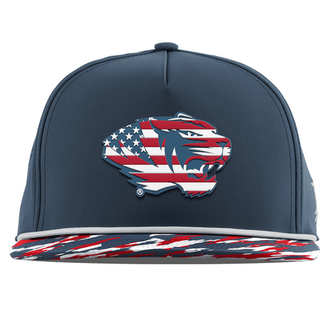 University of Missouri "Missouri Stars & Stripes" Flat 5 Panel Rope Orion/USA Camo + White Rope