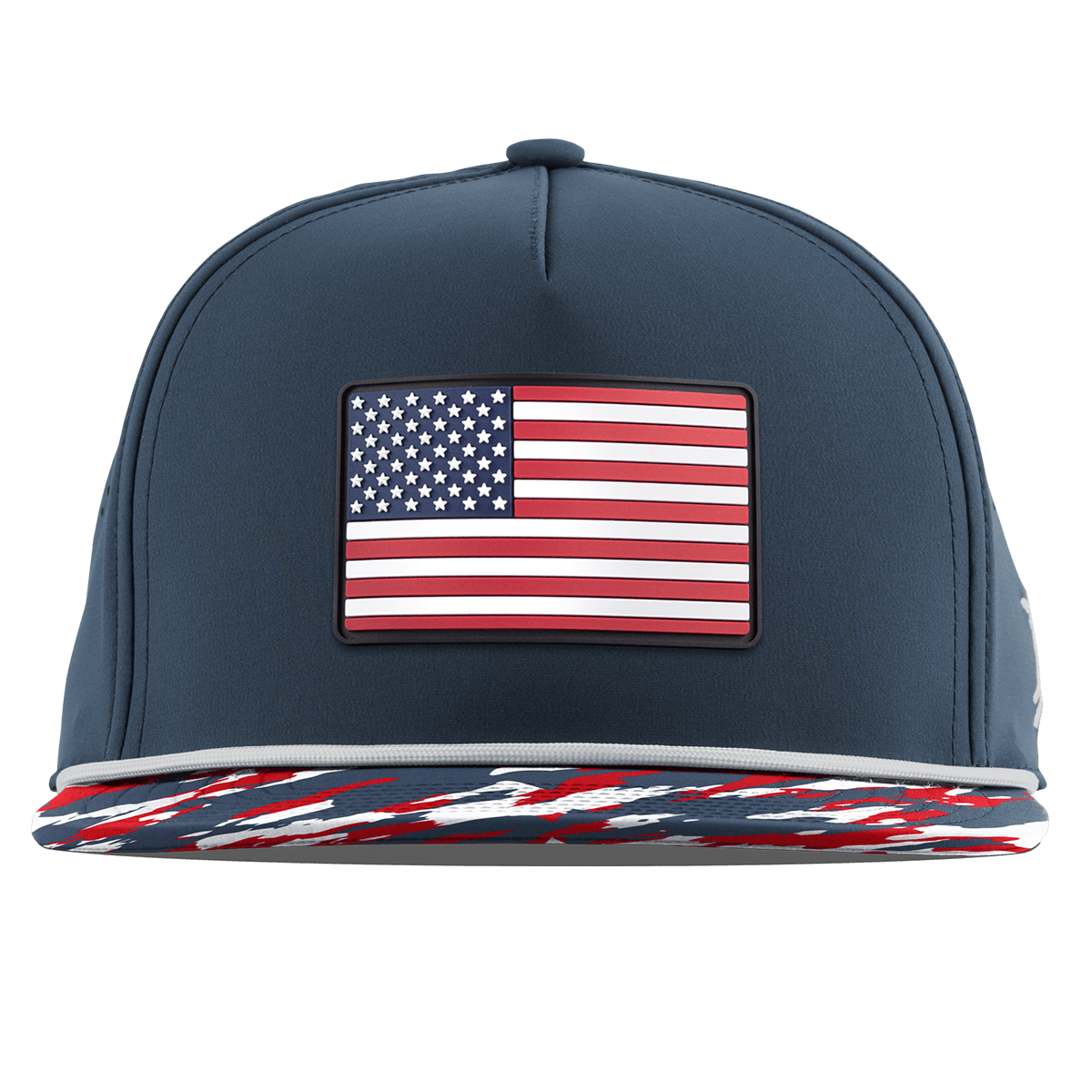 Old Glory Flat 5 Panel Rope Orion/USA Camo + White Rope