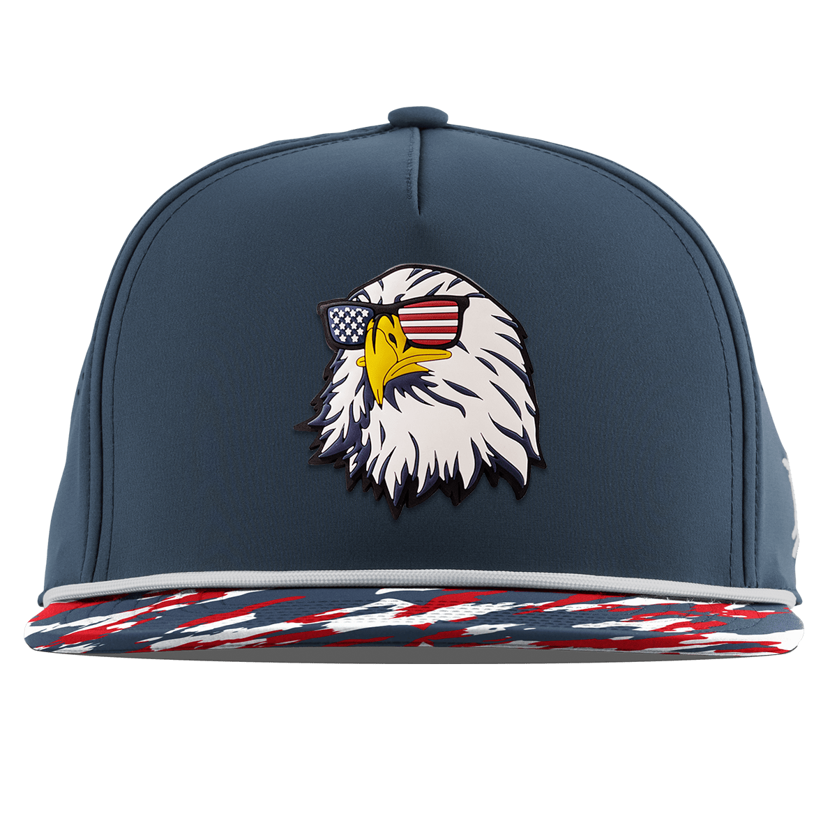 Party Eagle Flat 5 Panel Rope Orion/USA Camo + White Rope