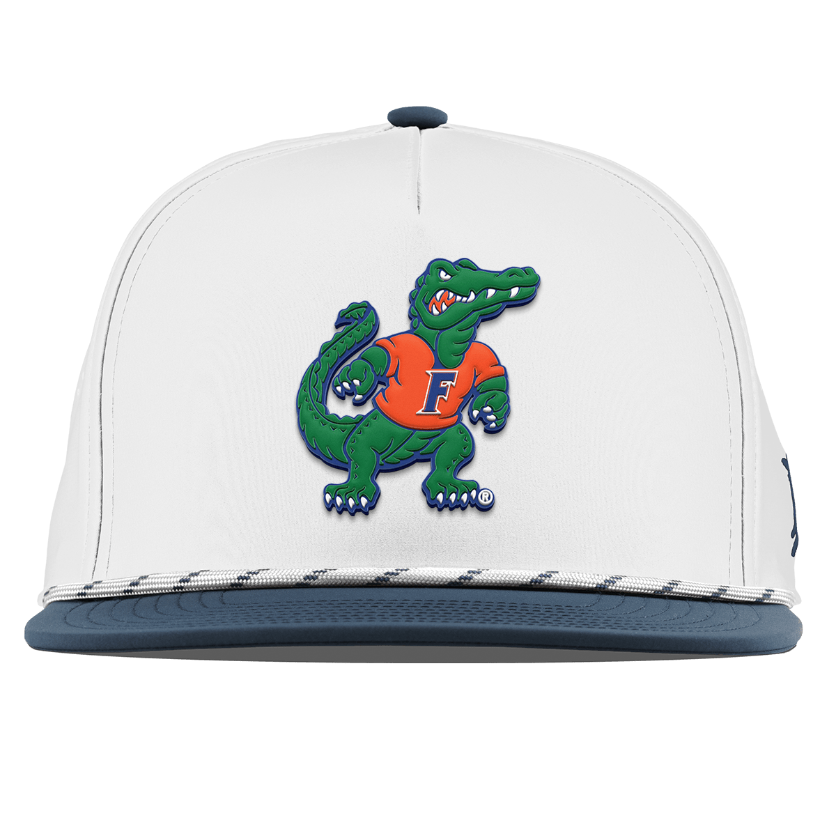 University of Florida "Albert The Gator" Flat 5 Panel Rope White/Orion