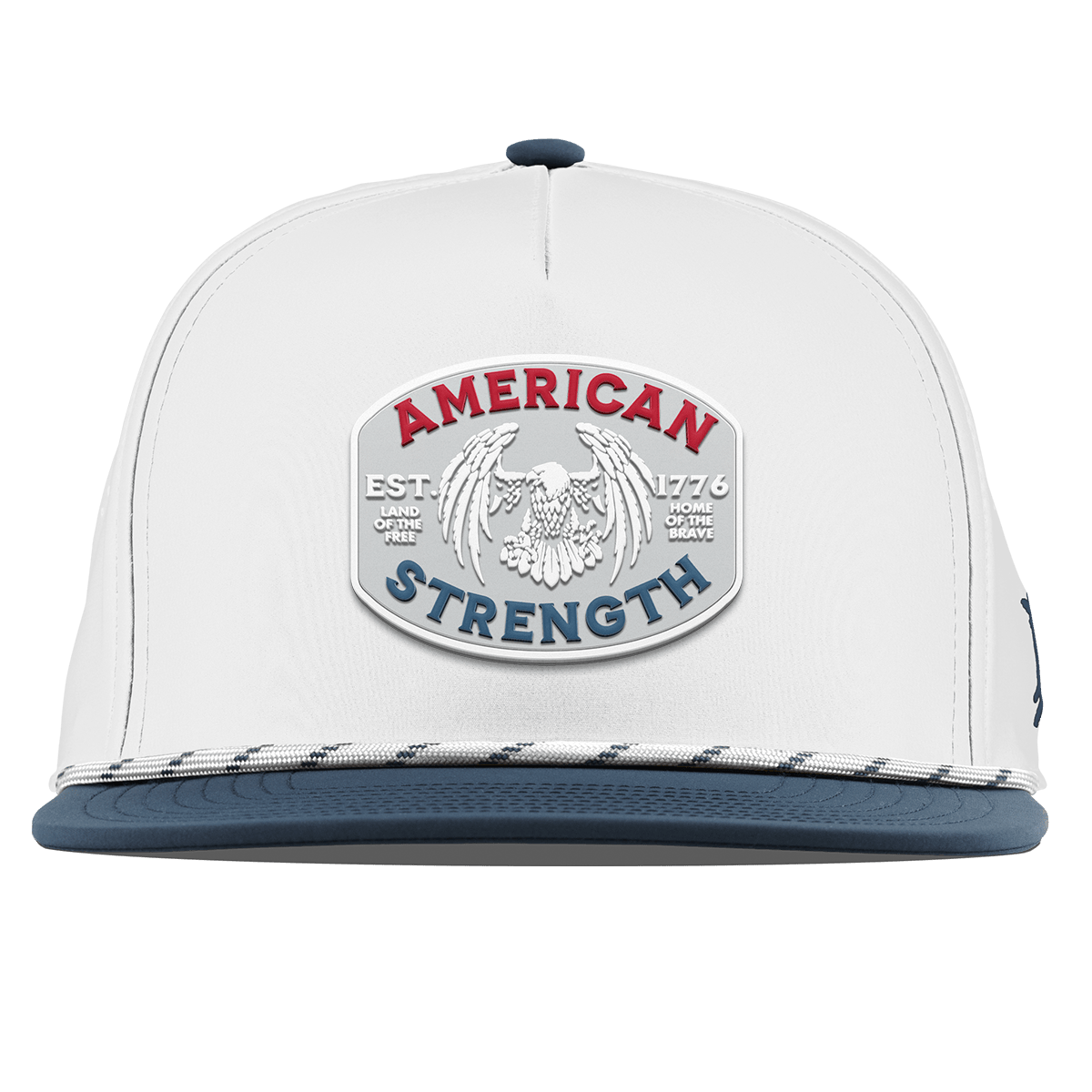American Strength USA Flat 5 Panel Rope White/Orion