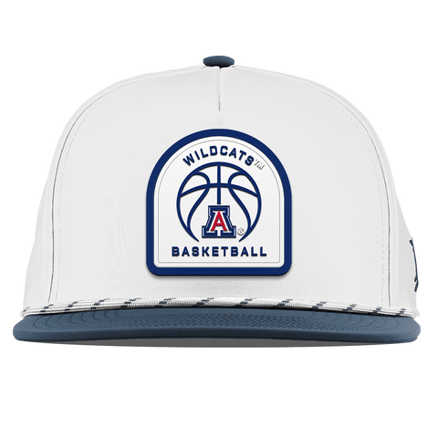 University of Arizona "Arizona Basketball" Flat 5 Panel Rope White/Orion