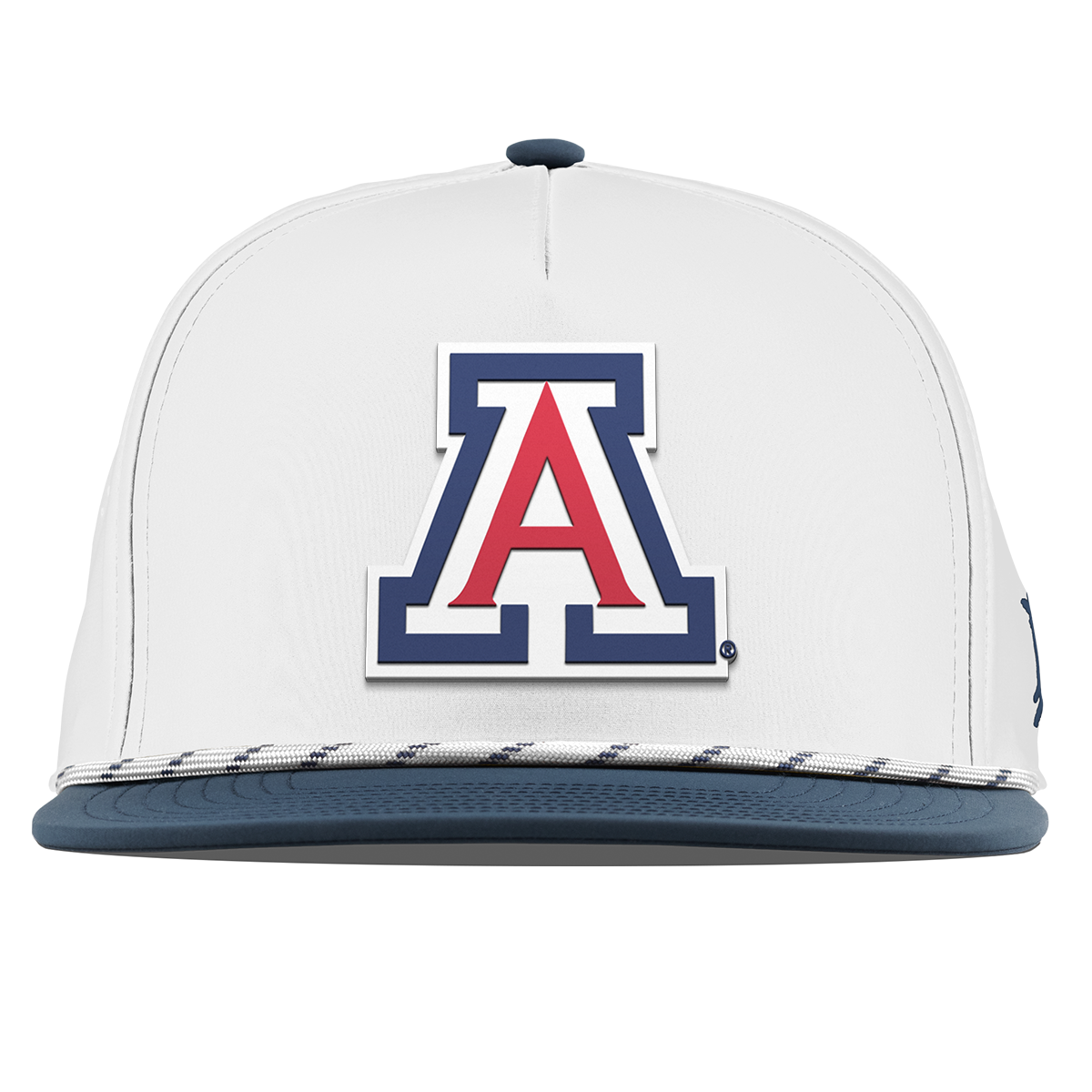 University of Arizona "Arizona Block" Flat 5 Panel Rope White/Orion