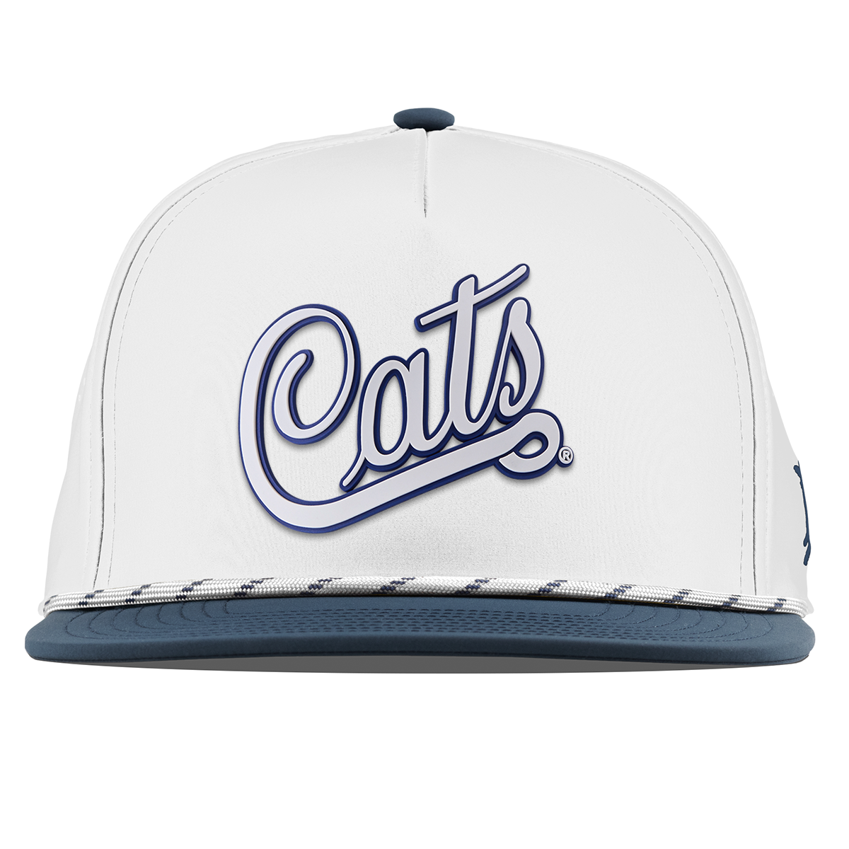 University of Arizona "Arizona Cats Script" Flat 5 Panel Rope White/Orion