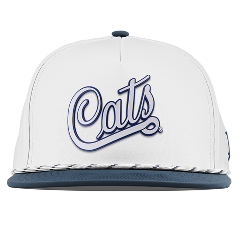University of Arizona "Arizona Cats Script" Flat 5 Panel Rope White/Orion
