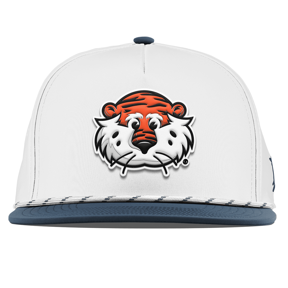 Auburn University "Aubie The Tiger" Flat 5 Panel Rope White/Orion