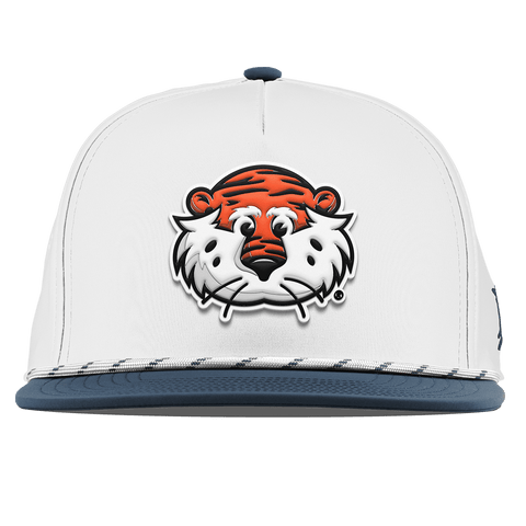 Auburn University "Aubie The Tiger" Flat 5 Panel Rope White/Orion