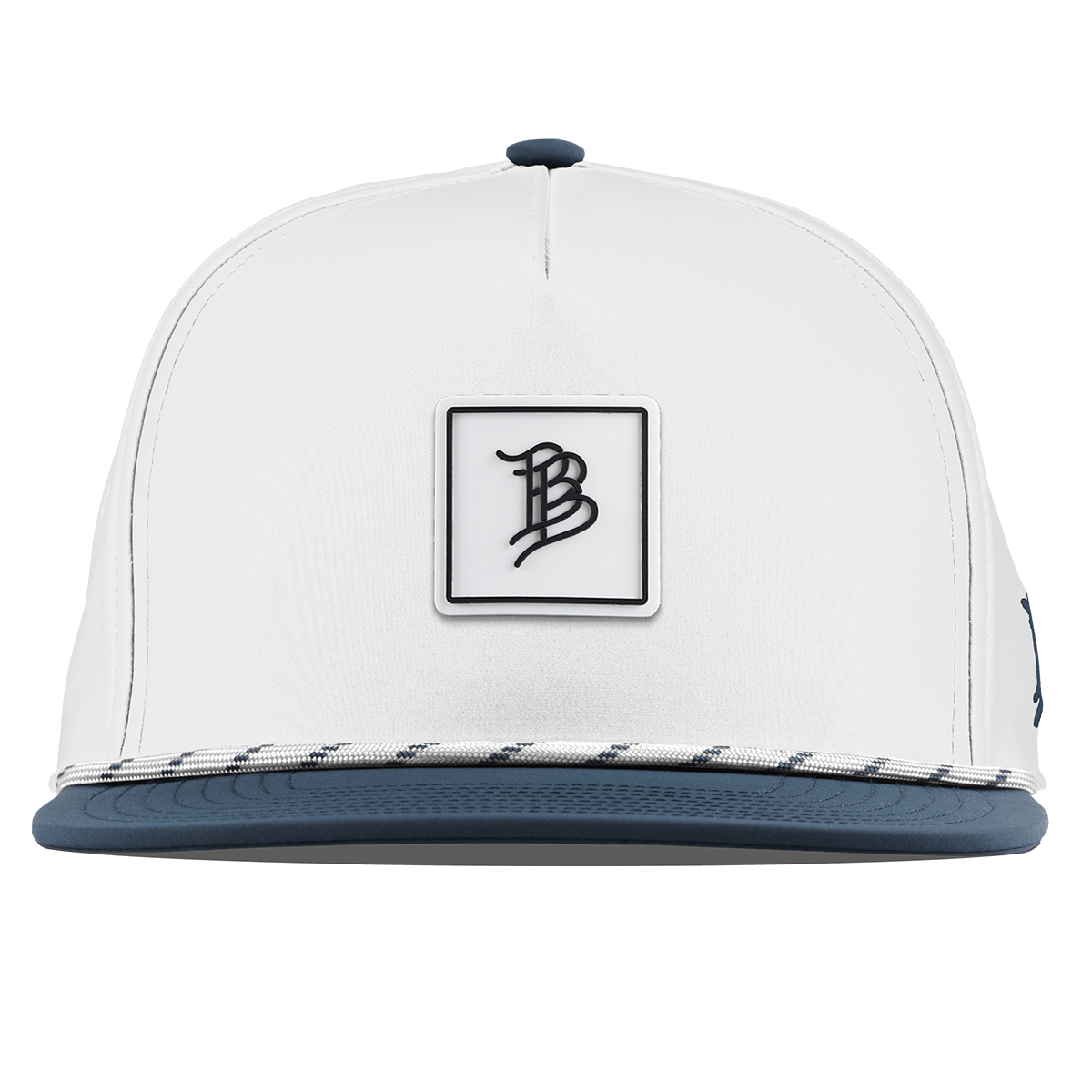 BB Square Icon PVC Flat 5 Panel Rope White/Orion