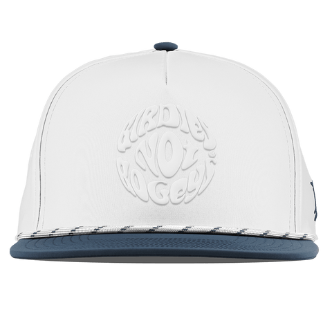 Birdies Not Bogeys® Flat 5 Panel Rope White/Orion