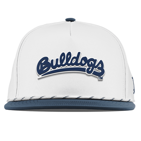 Fresno State University "Bulldogs Script Navy" Flat 5 Panel Rope White/Orion