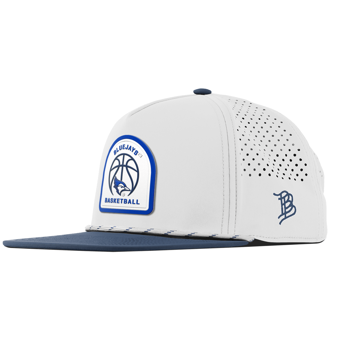 Creighton University "Creighton Basketball" Flat 5 Panel Rope White/Orion