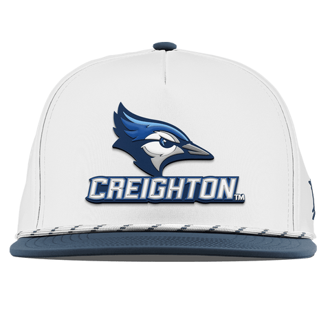 Creighton University "Creighton Team Logo" Flat 5 Panel Rope White/Orion