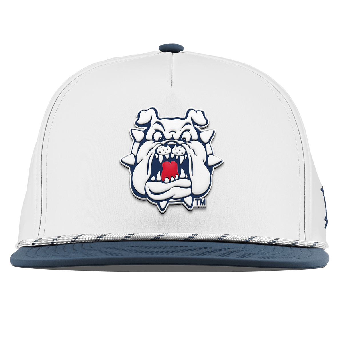 Fresno State University "Fresno State Bulldogs" Flat 5 Panel Rope White/Orion