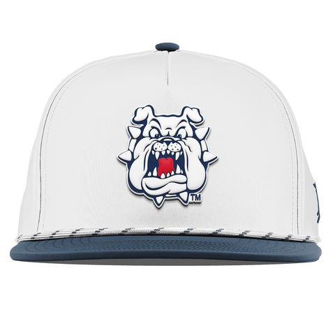Fresno State University "Fresno State Bulldogs" Flat 5 Panel Rope White/Orion
