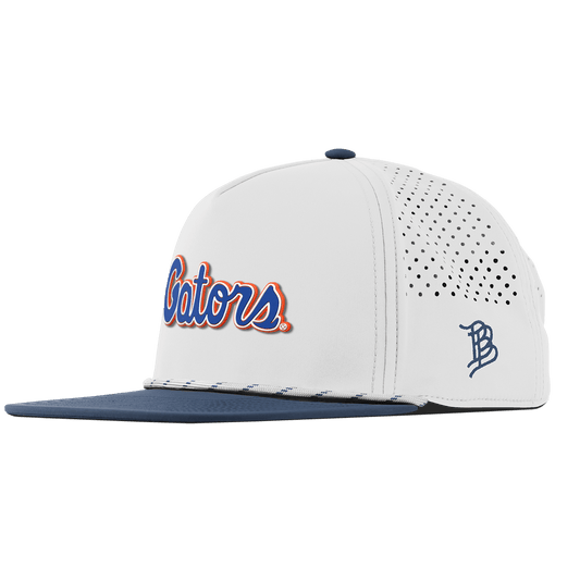University of Florida "Gator Script" Flat 5 Panel Rope White/Orion