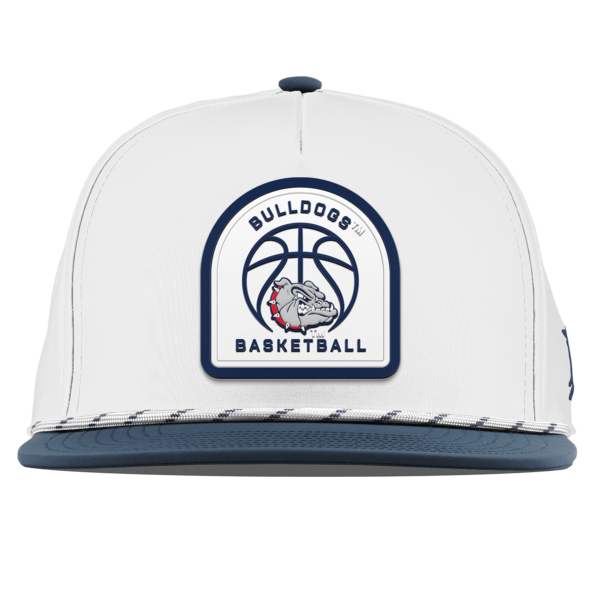 Gonzaga University "Gonzaga Basketball" Flat 5 Panel Rope White/Orion