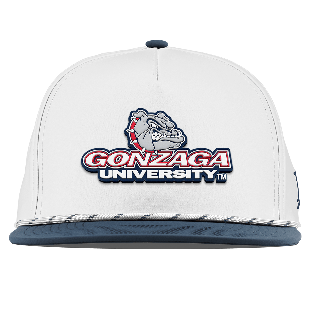 Gonzaga University "Gonzaga Team Logo" Flat 5 Panel Rope White/Orion